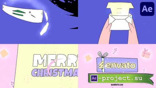 Videohive - Christmas Letter Logo Opener for After Effects - 55499998 - Project for After Effects