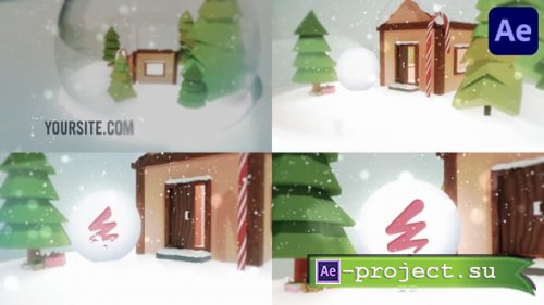 Videohive - Snow Globe Logo Reveal for After Effects - 55500085 - Project for After Effects