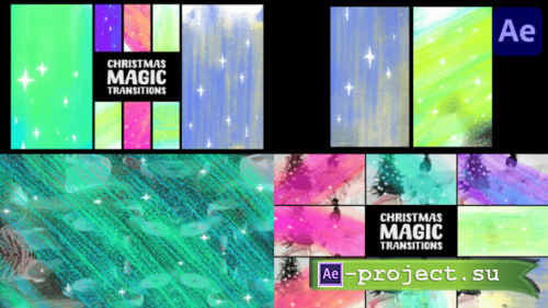 Videohive - Christmas Magic Seamless Transitions for After Effects - 55421600 - Project for After Effects