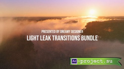 Videohive - Light Leak Transitions Overlays And color luts Bundle - 55522506 - Project for After Effects