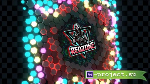 Videohive - Hex Wall Logo Transition - 39003671 - Project for After Effects