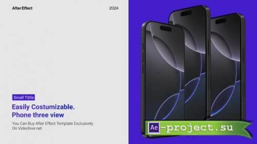 Videohive - App Promo Phone 16 Pro Mockup - 55536591 - Project for After Effects