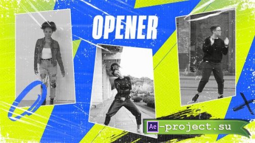 Videohive - Grunge Opener - 55565925 - Project for After Effects