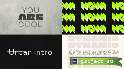 Videohive - Urban Dynamic Promo - 55505570 - Project for After Effects