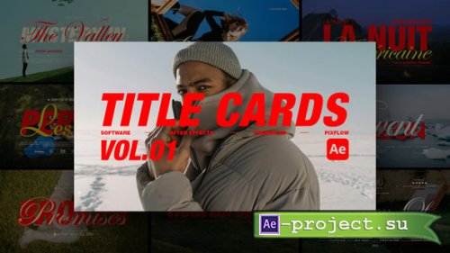 Videohive - Title Card Vol. 01 Ae - 55603418 - Project for After Effects