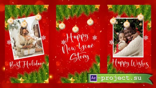 Videohive - Merry Christmas and Happy New Year - 55557419 - Project for After Effects