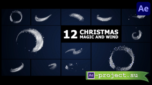 Videohive - Christmas Magic And Wind for After Effects - 55577203 - Project for After Effects