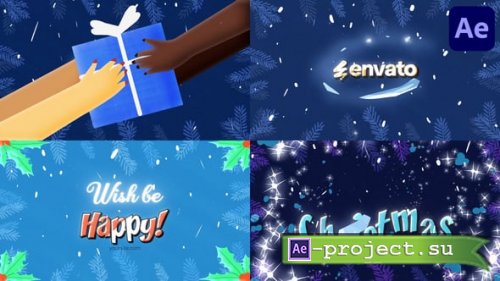 Videohive - Christmas Gift Logo Opener | After Effects - 55532794 - Project for After Effects