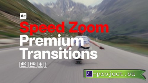 Videohive - Premium Transitions Speed Zoom - 55605076 - Project for After Effects