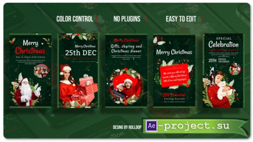 Videohive - Merry Christmas Stories V3 - 55580115 - Project for After Effects