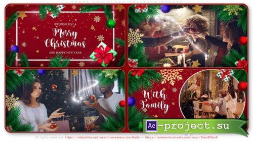 Videohive - Merry Christmas Holidays Opener - 55580619 - Project for After Effects