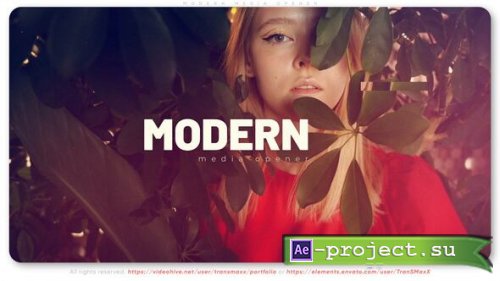 Videohive - Modern Media Opener - 54327905 - Project for After Effects