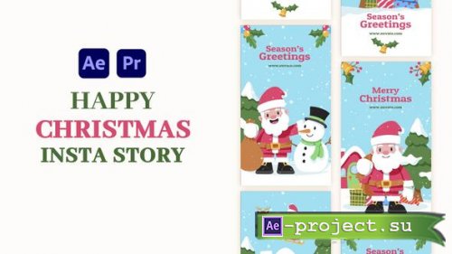 Videohive - Christmas Season Celebration Instagram Stories - 55580134 - Project for After Effects