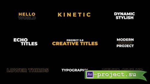 Videohive - Creative Titles 2.0 | After Effects - 55604504 - Project for After Effects