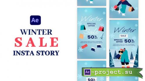 Videohive - Winter Shopping Instagram Stories - 55606353 - Project for After Effects