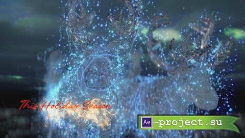 Videohive - Santa Sleigh Reveal - 55605086 - Project for After Effects