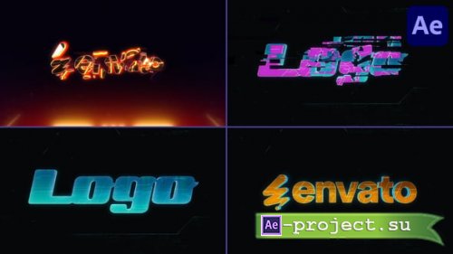 Videohive - Cyberpunk Logo Reveal After Effects - 55608729 - Project for After Effects