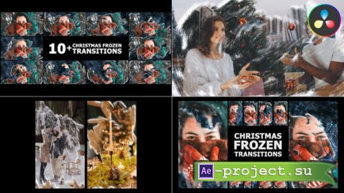 Videohive - Christmas Frozen Transitions | DaVinci Resolve - 55519277 - DaVinci Resolve Templates