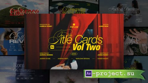 Videohive - Title Card Vol. 02 Ae - 55618520 - Project for After Effects