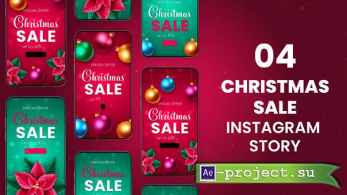 Videohive - Merry Christmas Sale Stories - 55580550 - Project for After Effects