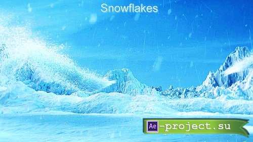 Snowflakes Winter Frost Blizzard Opener 2995481 - After Effects Templates