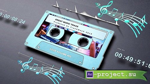 ISO Tape 3d Audio Visualizer 2915895 - After Effects Templates