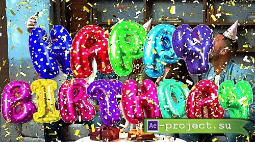 Videohive - Happy Birthday letters Collection 55566133 - Project For Final Cut & Apple Motion