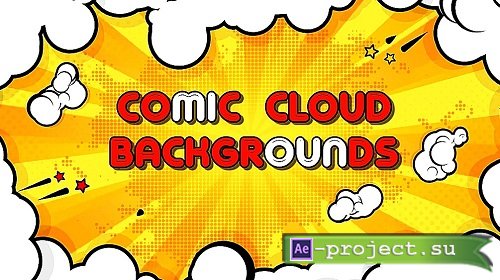 Comic Cloud Backgrounds 2273608 - After Effects Templates