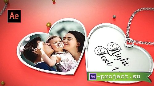 Heart Pendant Album 164016 - After Effects Templates