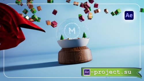 Videohive - Christmas Snow Globe Logo - 55625321 - Project for After Effects