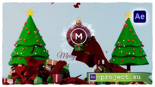 Videohive - Festive Christmas Logo - 55625069 - Project for After Effects