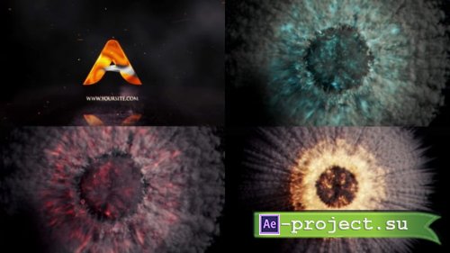 Videohive - Exploding Burning Reveal - 55622956 - Project for After Effects