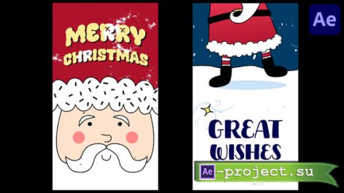 Videohive - Santa Wishes Typography Stories for After Effects - 55633228 - Project for After Effects