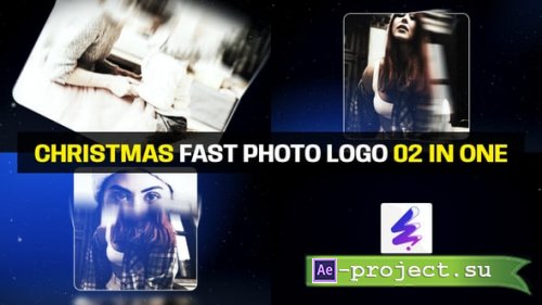 Videohive - Christmas Fast Photo Logo - 55620189 - Project for After Effects