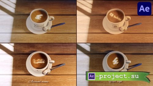 Videohive - Coffee Logo Reveal for After Effects - 55654321 - Project for After Effects