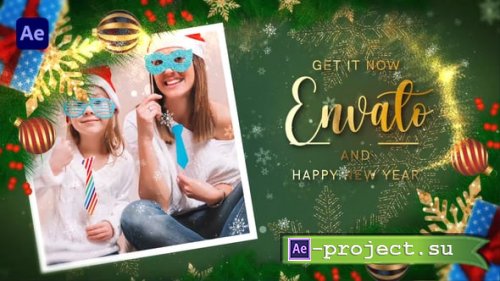 Videohive - Merry Christmas Slideshow II Happy New Year 2025 - 55627766 - Project for After Effects