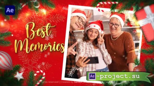 Videohive - Merry Christmas Slideshow 2025 - 55628098 - Project for After Effects