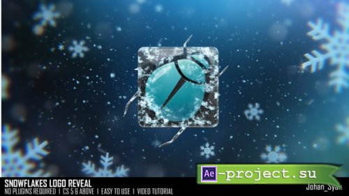 Videohive - Snowflakes Logo Reveal - 55625182 - Project for After Effects