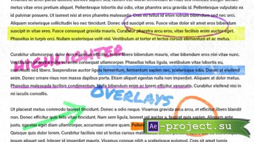 Videohive - Media Highlighter Overlays - 55470531 - Project for After Effects