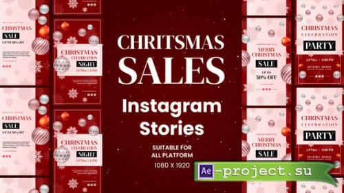 Videohive - Realistic Christmas Sales Instagram Stories - 55633440 - Project for After Effects