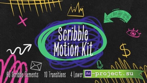 Videohive - Scribble Motion Kit - 55605967 - Project for After Effects