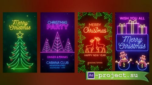 Videohive - Christmas Party Instagram Stories - 55628483 - Project for After Effects