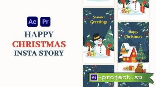 Videohive - Merry Christmas Instagram Story - 55654655 - Project for After Effects