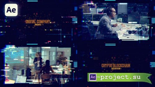 Videohive - Crypto Digital Titles - 55645541 - Project for After Effects