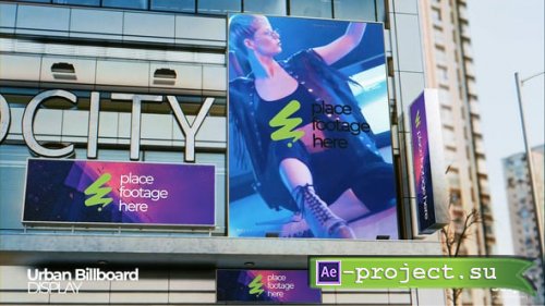 Videohive - Urban Billboard Mockup - 55657380 - Project for After Effects