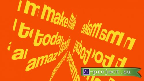 Videohive - Dynamic Typography Loops - 55654990 - Project for After Effects