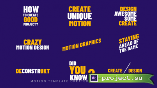 Videohive - Text Animation - 55657625 - Project for After Effects