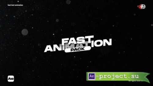 Videohive - Fast Text Animation - ae - 55123627 - Project for After Effects