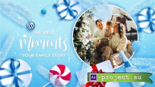 Videohive - Merry Christmas New Year Slideshow - 55680261 - Project for After Effects