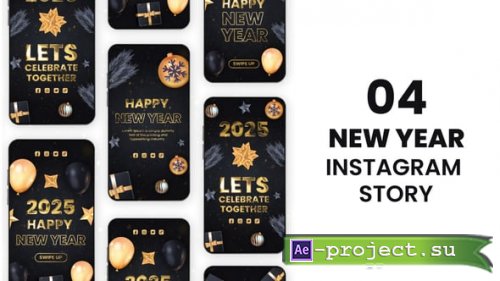 Videohive - New Year Stories - 55675136 - Project for After Effects